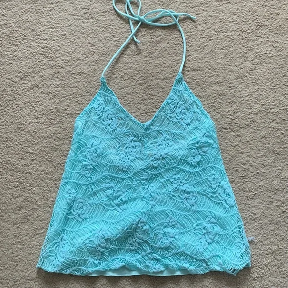 Women’s Cropped Halter Top - Picture 1 of 4